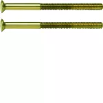 Berker TS Śruba z dwoma otworami M3,5 x 50 mm, złoty