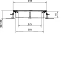 tehalit.BK Kanał współpoziomy wanna stalowa BKW 400x(90-130)mm stal