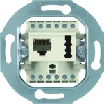 mechanizmy Gniazdo przyłączeniowe UAE 8(6)/TAE 6 F+N, kremowy