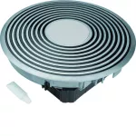 tehalit.VE-EE Pokrywa rowkowana 1-2mm aluminium tubus R2 puszka podł czarny alu