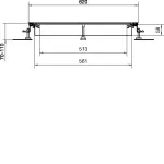 tehalit.BK Kanał współpoziomy wanna stalowa BKWD 600x(70-110)mm stal