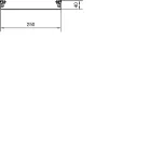 tehalit.AK Podstawa kanału napodł 1-str skos pokrywy 250x40mm stal