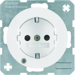 R.1/R.3/R.8 Gniazdo SCHUKO z d. kontr. LED biały