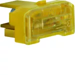 Wkładka żarowa z zaciskiem neutralnym, mechanizm, żółty