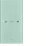 KNX TS Sensor dotykowy 1-krotny konfigurowalny, szkło, alu