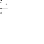 tehalit.ateha Kanał 12x50 L=2,0m, 2 komory, biały