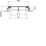 tehalit.BK Kanał współpoziomy wanna stalowa BKWD 400x(70-110)mm stal