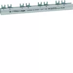 Szyna grzebieniowa widełkowa pozioma L+N+przerwa 1M 10mm2 63A 12M