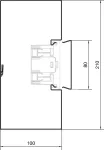 tehalit.BRS Podstawa 100x210mm stal biały