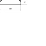 tehalit.AK Podstawa kanału napodł 2-str skos pokrywy 300x70mm stal