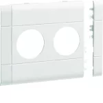 tehalit.WA Maskownica 2-krotna ABS bezhalogenowy 120mm biały