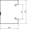 tehalit.BRS Podstawa 100x130mm stal ocynk