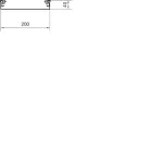 tehalit.AK Podstawa kanału napodł 2-str skos pokrywy 200x40mm stal
