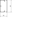 tehalit.LF Kanał elektroinstalacyjny PVC 40x90mm, szary