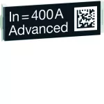 ACB HW2/4 Wtyczka z oznaczeniem znamionowym wyłącznika 400A Advanced