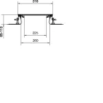 tehalit.BK Kanał współpoziomy boczna folia ochronna BKF 300x(65-110)mm stal