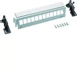Patch Panel 12M Keystone, bez modułów, szyna TS lub płyta montażowa