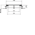 tehalit.BK Kanał współpoziomy wanna stalowa BKW 400x(80-120)mm stal