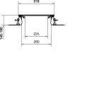 tehalit.BK Kanał współpoziomy boczna folia ochronna BKF 300x(145-190)mm stal