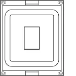 univers N Blok dla odłącznika obciążenia 250/400A 300x250mm