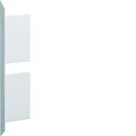 tehalit.BKIS Końcówka, ściana gipsowa 12,5mm, 230, pokrywa 2x80mm stal biały