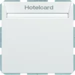 B.3/B.7 Łącznik przekaźnikowy na kartę hotelową, biały, mat