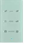 KNX TS Sensor dotykowy 3-krotny konfigurowalny, szkło, alu