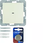 B.Kwadrat/S.1 KNX RF quicklink Przycisk 1-kr płaski, krem