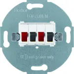 one.platform Mechanizm gniazda głośnikowego stereofonicznego 2-kr, biały