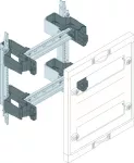 univers N Blok dla aparatów modułowych montowanych poziomo 2x10M 300x250mm