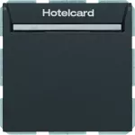 B.Kwadrat/B.3/B.7 Łącznik przekaźnikowy na kartę hotelową, antracyt, mat
