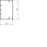 tehalit.LFE Kanał elektroinstalacyjny 60x110mm, materiał odporny na UV, biały