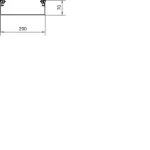 tehalit.AK Podstawa kanału napodł 2-str skos pokrywy 200x70mm stal