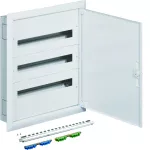 fw2 Rozdzielnica podtynkowa z zaciskami PE/N 3R/72M (3x24) I kl. IP30