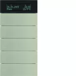 B.IQ Przycisk 5-kr z reg. temp. i wyśw. stal szl nierdz