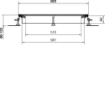 tehalit.BK Kanał współpoziomy wanna stalowa BKWD 600x(80-120)mm stal