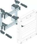 univers N Blok dla aparatów modułowych montowanych poziomo 2x12M 300x250mm