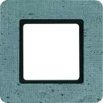 Q.7 Ramka 1-krotna do modułu podświetlenia LED, beton