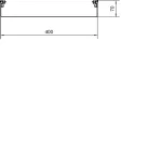 tehalit.AK Podstawa kanału napodł 1-str skos pokrywy 400x70mm stal