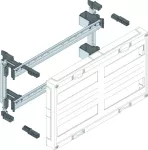 univers N Blok dla aparatów modułowych montowanych poziomo 4x12M 300x500mm