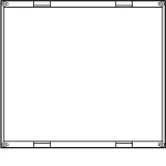 univers N Blok pusty 450x500mm