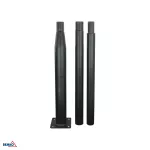 SŁUP OŚWIETLENIOWY SKŁADANY 3M 160X160MM FI60MM CZARNY