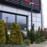 SŁUP OŚWIETLENIOWY SKŁADANY 3M 160X160MM FI60MM CZARNY