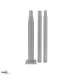 SŁUP OŚWIETLENIOWY SKŁADANY 3M 160X160MM FI60MM SZARY