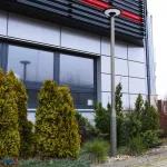 SŁUP OŚWIETLENIOWY SKŁADANY 3M 160X160MM FI60MM SZARY
