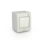 Łącznik podwójny natynkowy L2N IP55  "AQUA55" szary