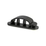 Uchwyt kablowy samoprzylepny otwierany UKSot-3 (20 szt.) czarny