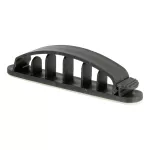 Uchwyt kablowy samoprzylepny otwierany UKSot-6 (20 szt.) czarny