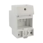 GSTH230 Gniazdo 230V na szynę TH z bolcem uziemiającym 2P+Z szare