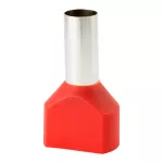 Końcówka tulejkowa izolowana HI 2x16,0/18-cze czerwona (100 szt.) Al/Cu